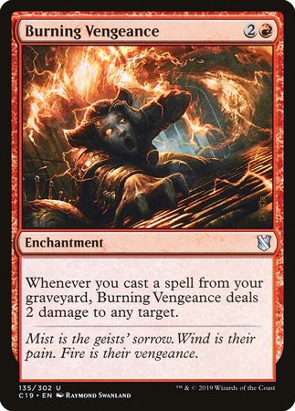 Burning Vengeance [Commander 2019] | Magic Magpie