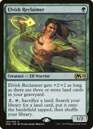 Elvish Reclaimer [Core Set 2020 Promos] | Magic Magpie