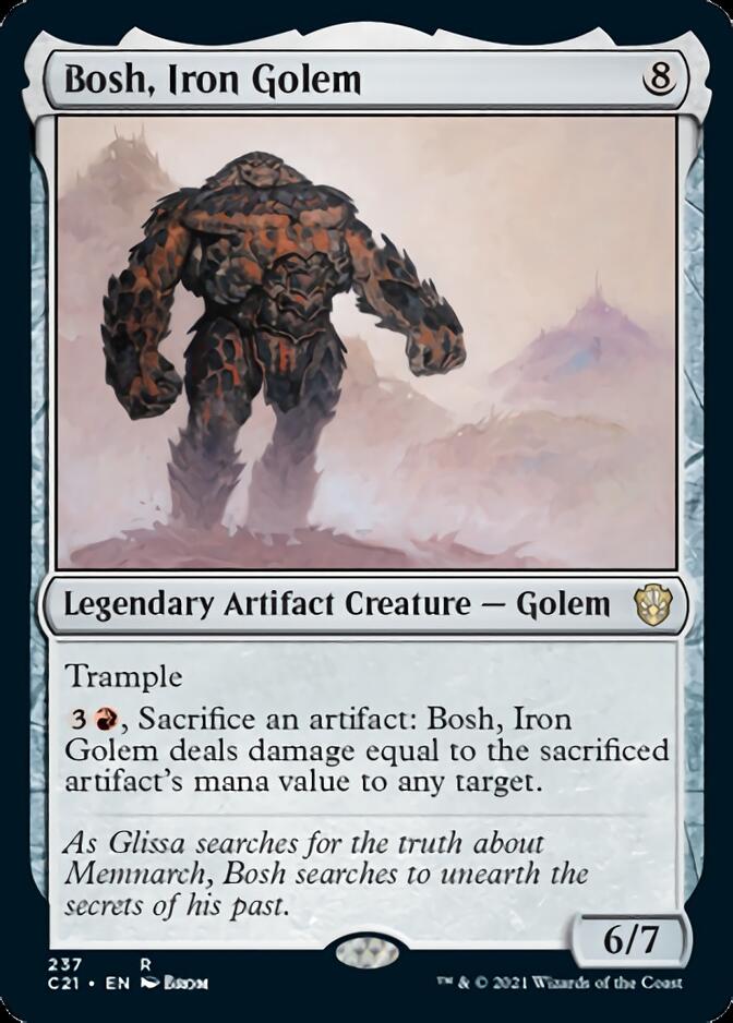 Bosh, Iron Golem [Commander 2021] | Magic Magpie