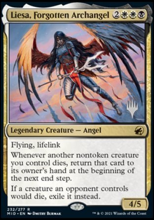 Liesa, Forgotten Archangel (Promo Pack) [Innistrad: Midnight Hunt Promos] | Magic Magpie