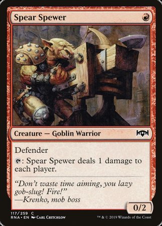 Spear Spewer [Ravnica Allegiance] | Magic Magpie
