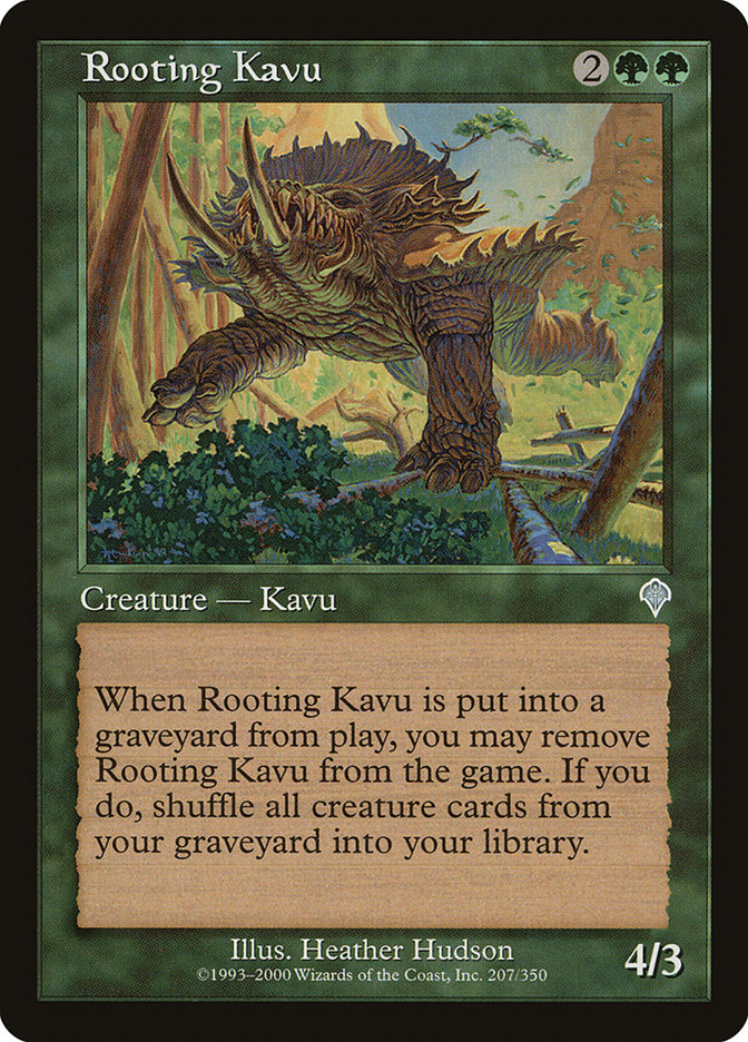 Rooting Kavu [Invasion] | Magic Magpie