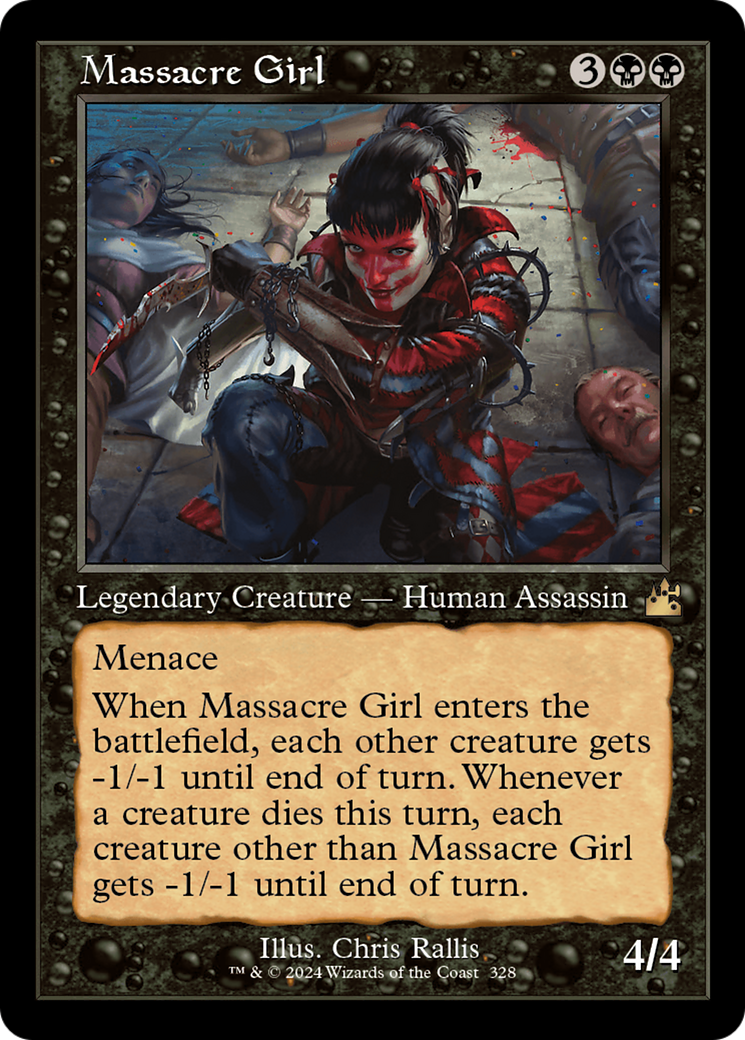 Massacre Girl (Retro) [Ravnica Remastered] | Magic Magpie