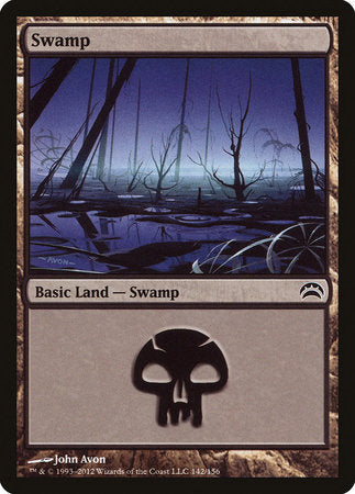 Swamp (142) [Planechase 2012] | Magic Magpie