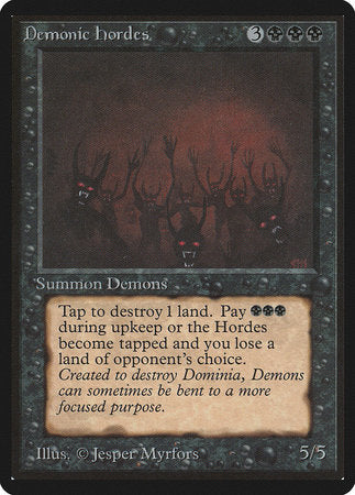 Demonic Hordes [Limited Edition Beta] | Magic Magpie