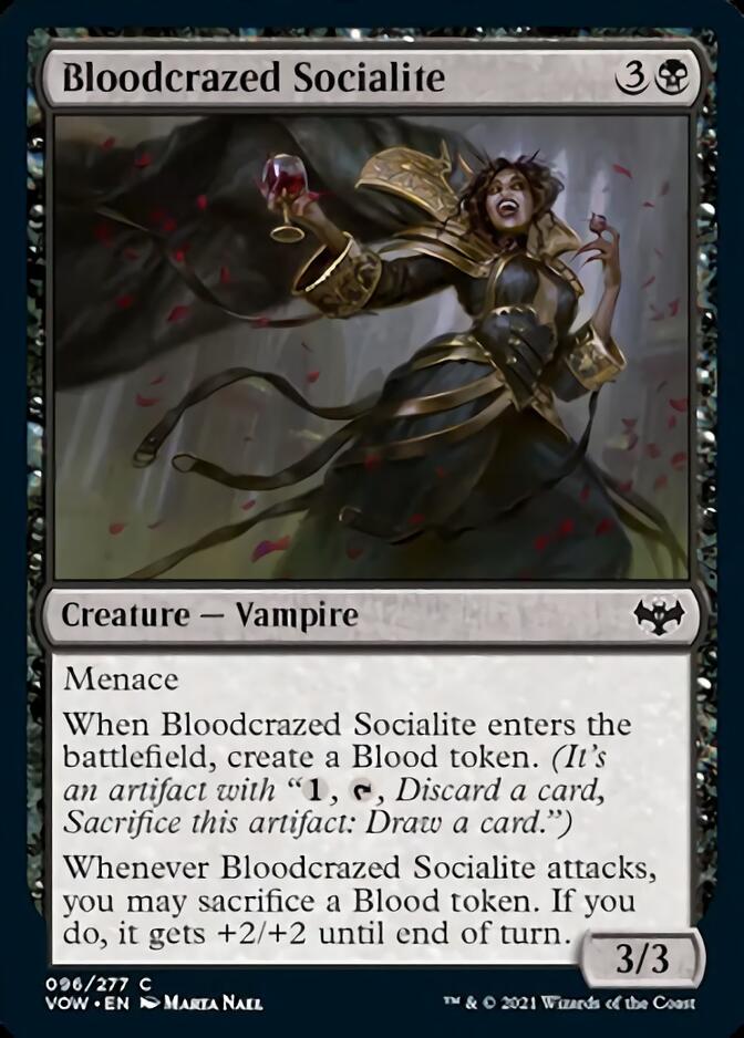 Bloodcrazed Socialite [Innistrad: Crimson Vow] | Magic Magpie