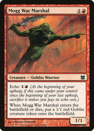 Mogg War Marshal [Modern Masters] | Magic Magpie