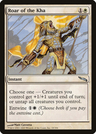 Roar of the Kha [Mirrodin] | Magic Magpie