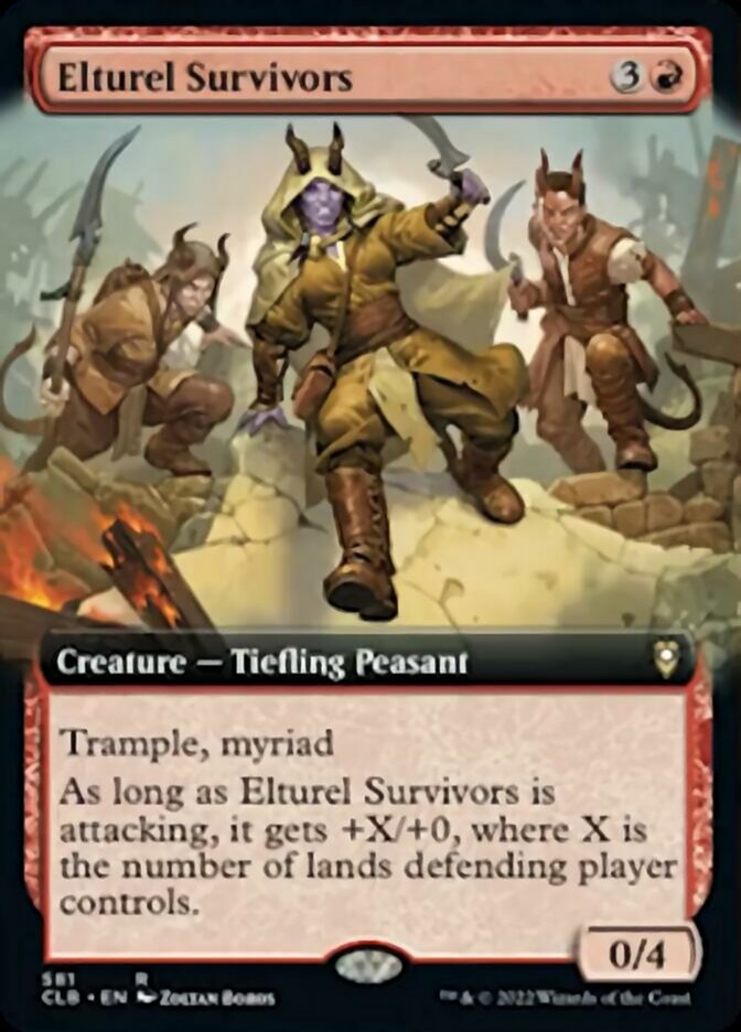 Elturel Survivors (Extended Art) [Commander Legends: Battle for Baldur's Gate] | Magic Magpie