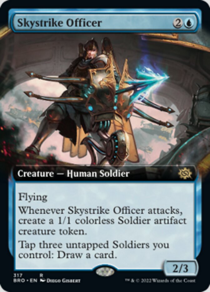 Skystrike Officer (Extended Art) [The Brothers' War] | Magic Magpie