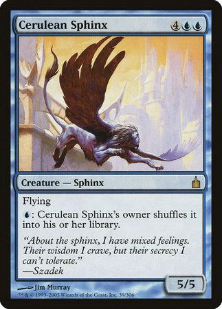 Cerulean Sphinx [Ravnica: City of Guilds] | Magic Magpie