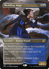 Meddling Mage (Borderless) [Double Masters] | Magic Magpie