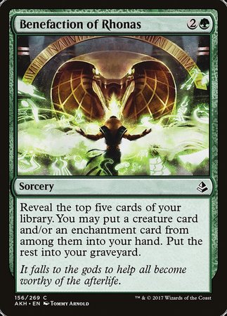 Benefaction of Rhonas [Amonkhet] | Magic Magpie