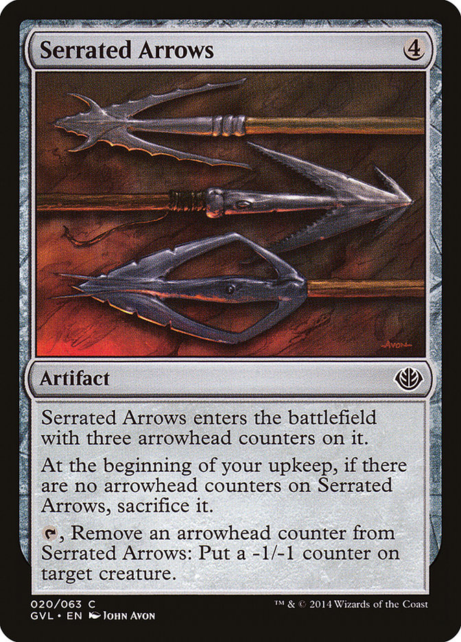 Serrated Arrows (Garruk vs. Liliana) [Duel Decks Anthology] | Magic Magpie