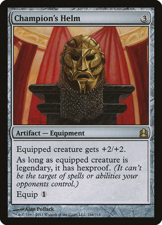 Champion's Helm [Commander 2011] | Magic Magpie