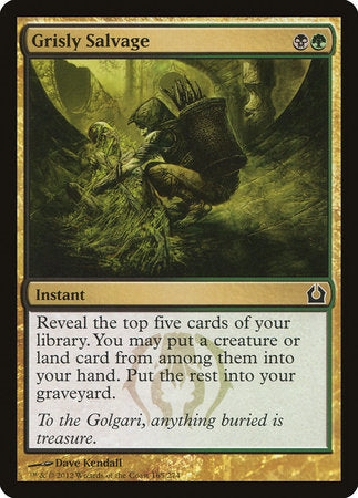 Grisly Salvage [Return to Ravnica] | Magic Magpie