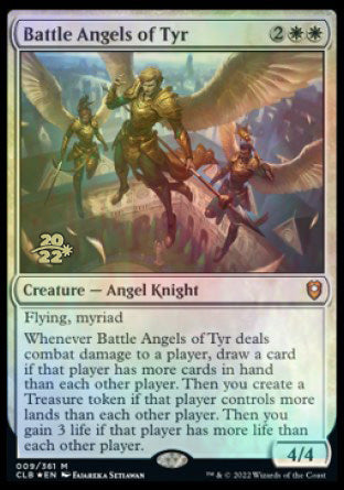 Battle Angels of Tyr [Commander Legends: Battle for Baldur's Gate Prerelease Promos] | Magic Magpie