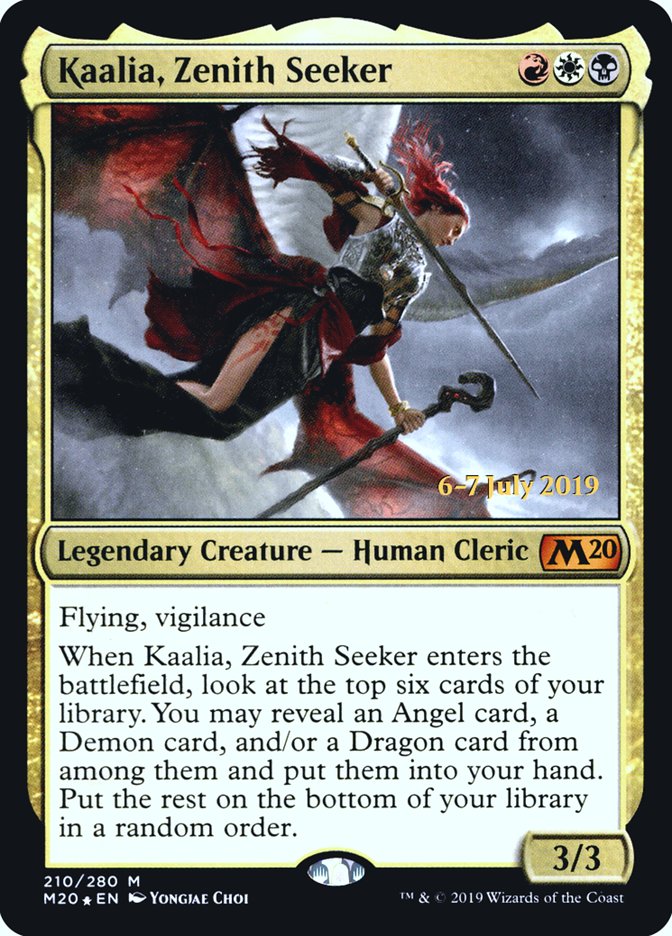 Kaalia, Zenith Seeker  [Core Set 2020 Prerelease Promos] | Magic Magpie