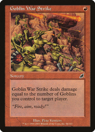 Goblin War Strike [Scourge] | Magic Magpie