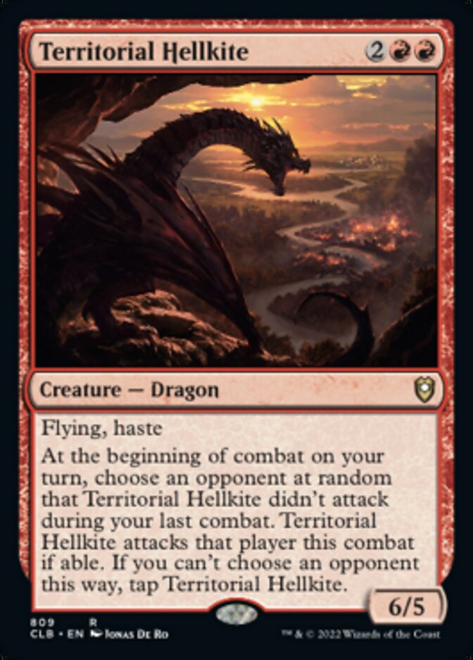 Territorial Hellkite [Commander Legends: Battle for Baldur's Gate] | Magic Magpie