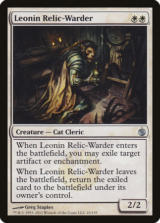 Leonin Relic-Warder [Mirrodin Besieged] | Magic Magpie