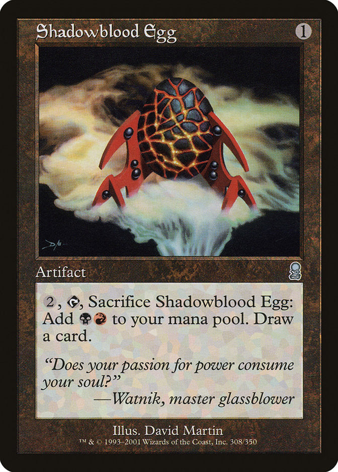 Shadowblood Egg [Odyssey] | Magic Magpie