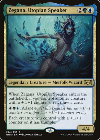 Zegana, Utopian Speaker [Ravnica Allegiance] | Magic Magpie