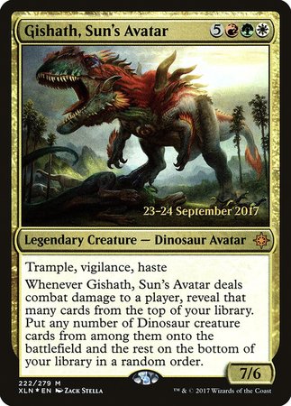 Gishath, Sun's Avatar [Ixalan Promos] | Magic Magpie