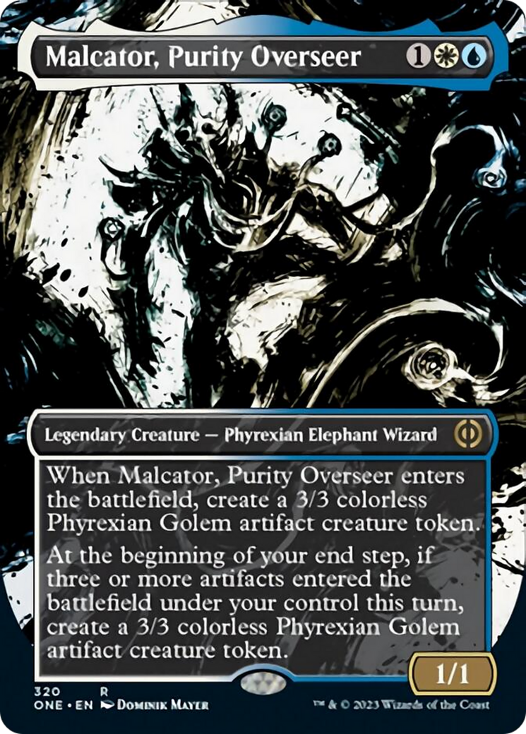 Malcator, Purity Overseer (Borderless Ichor) [Phyrexia: All Will Be One] | Magic Magpie