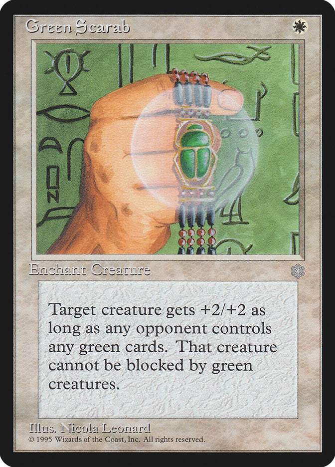 Green Scarab [Ice Age] | Magic Magpie