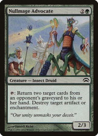 Nullmage Advocate [Planechase 2012] | Magic Magpie