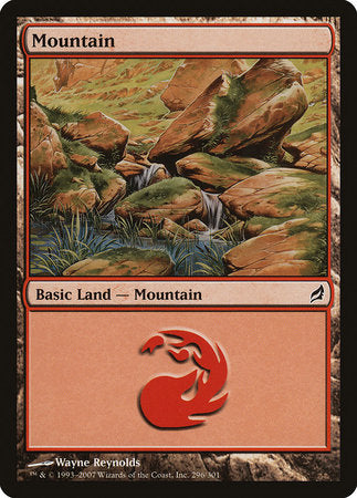 Mountain (296) [Lorwyn] | Magic Magpie