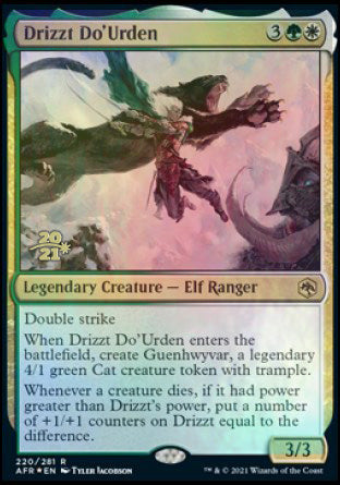 Drizzt Do'Urden [Dungeons & Dragons: Adventures in the Forgotten Realms Prerelease Promos] | Magic Magpie