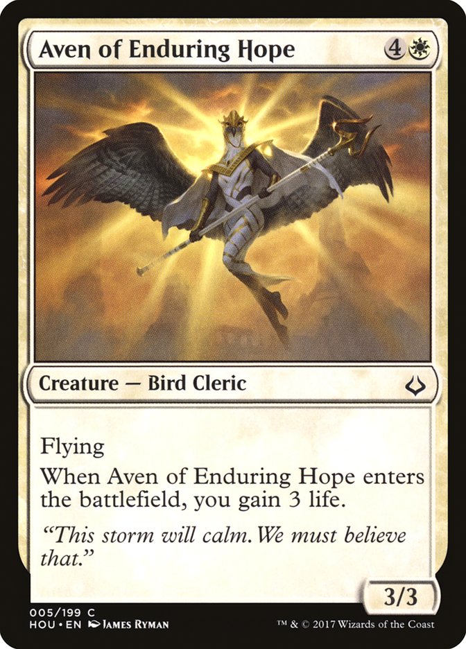 Aven of Enduring Hope [Hour of Devastation] | Magic Magpie