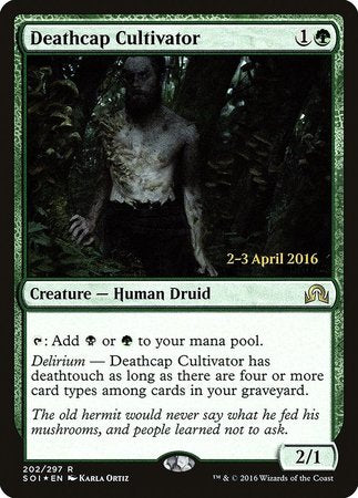 Deathcap Cultivator [Shadows over Innistrad Promos] | Magic Magpie