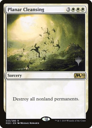 Planar Cleansing [Core Set 2020 Promos] | Magic Magpie