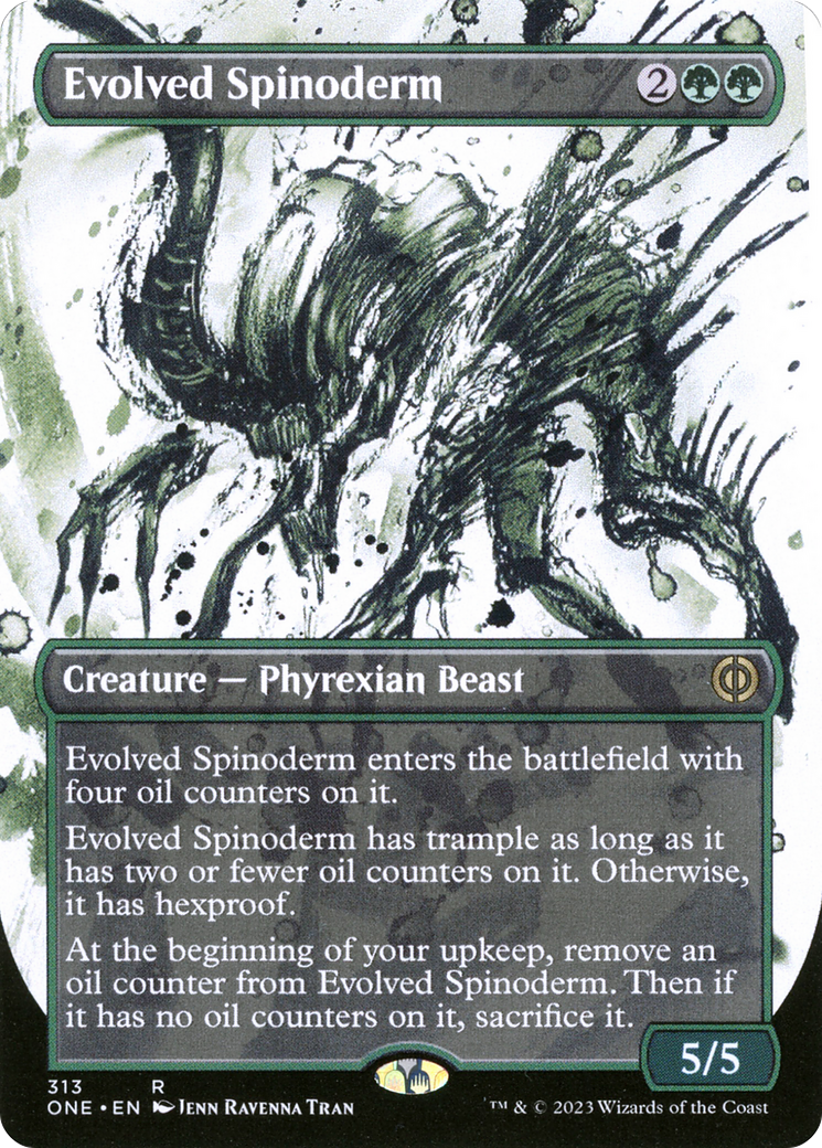 Evolved Spinoderm (Borderless Ichor) [Phyrexia: All Will Be One] | Magic Magpie