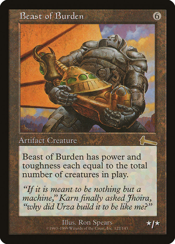 Beast of Burden [Urza's Legacy] | Magic Magpie