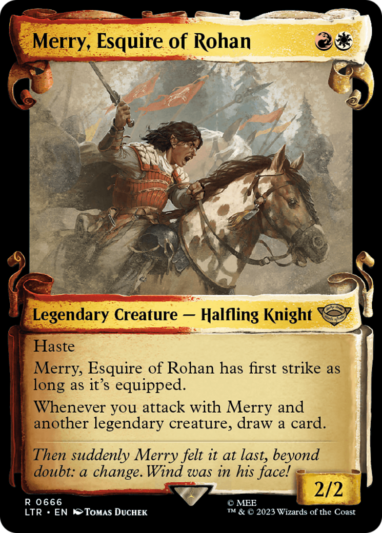 Merry, Esquire of Rohan [The Lord of the Rings: Tales of Middle-Earth Showcase Scrolls] | Magic Magpie