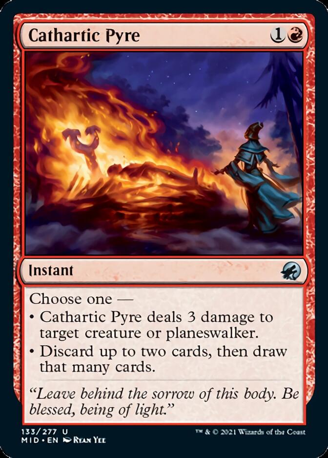 Cathartic Pyre [Innistrad: Midnight Hunt] | Magic Magpie