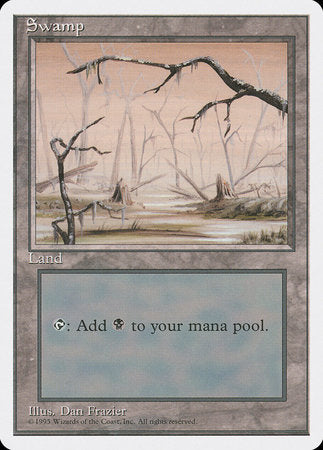 Swamp (B) [Fourth Edition] | Magic Magpie