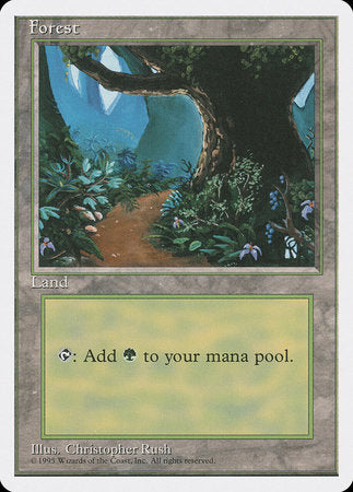 Forest (B) [Fourth Edition] | Magic Magpie