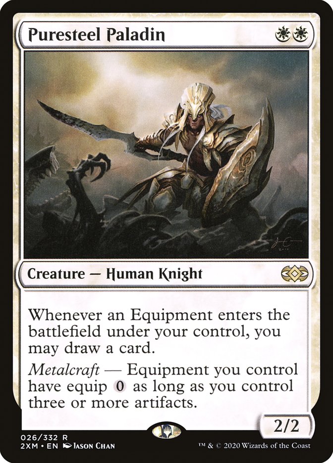 Puresteel Paladin [Double Masters] | Magic Magpie