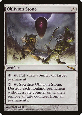 Oblivion Stone [Mirrodin] | Magic Magpie