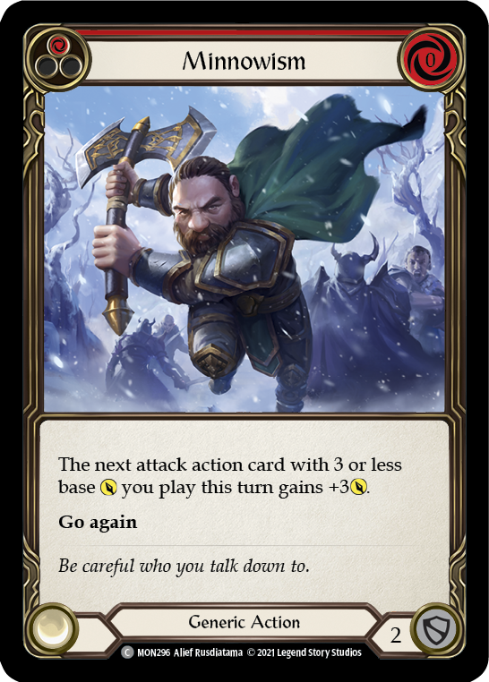 Minnowism (Red) (Rainbow Foil) [MON296-RF] 1st Edition Rainbow Foil | Magic Magpie