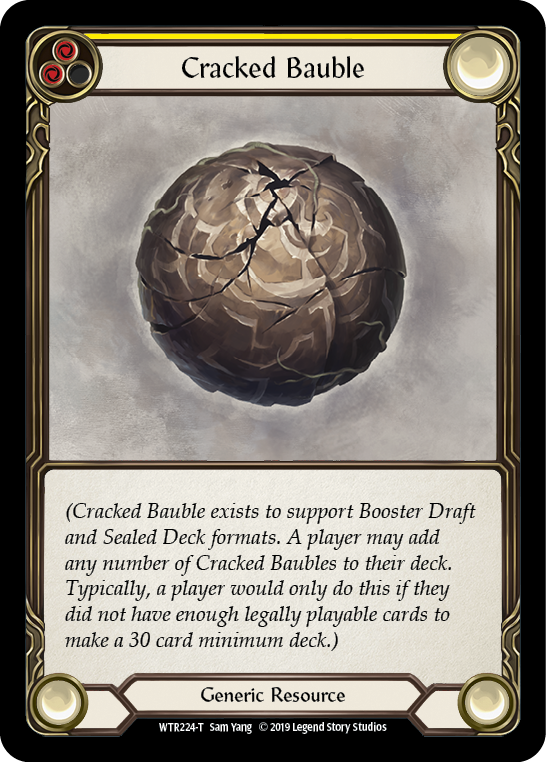 Cracked Bauble [WTR224-T] Alpha Print Normal | Magic Magpie