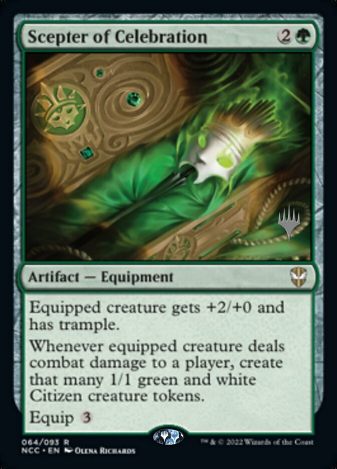 Scepter of Celebration (Promo Pack) [Streets of New Capenna Commander Promos] | Magic Magpie