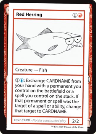 Red Herring (2021 Edition) [Mystery Booster Playtest Cards] | Magic Magpie
