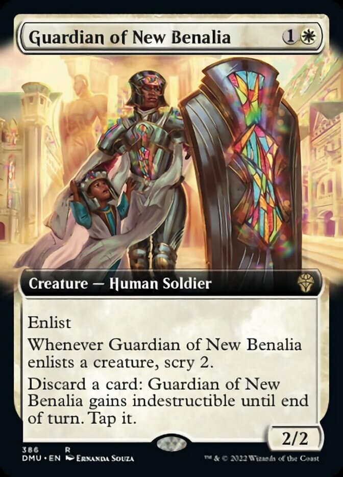 Guardian of New Benalia (Extended Art) [Dominaria United] | Magic Magpie