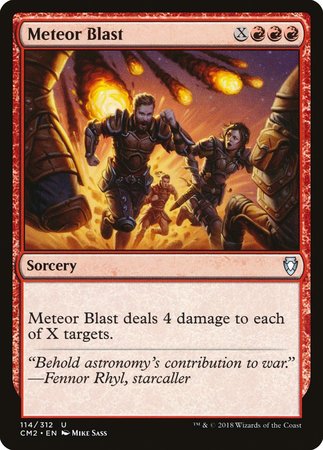 Meteor Blast [Commander Anthology Volume II] | Magic Magpie